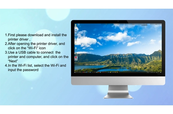 03 Deli Printer P3100 modello WiFi-Mobile-Airprint