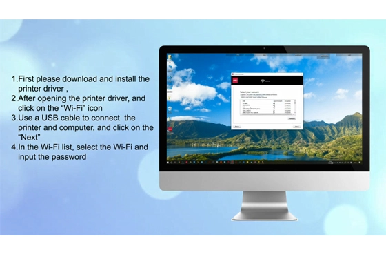 04 Deli Printer P3100 modello WiFi-Mobile-Mopria