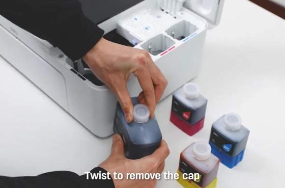 Stampante Deli per bottiglie di inchiostro 03 Fit stampante a getto d'inchiostro D311NW