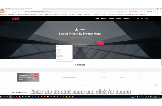 06 stampante Deli per Download e installazione del Driver D311NW stampante a getto d'inchiostro