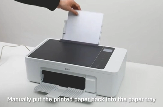 13 stampante manuale a doppia faccia stampante Deli D311NW stampante a getto d'inchiostro