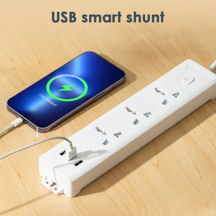 et408 3 holes 2m universal conventional power strip company