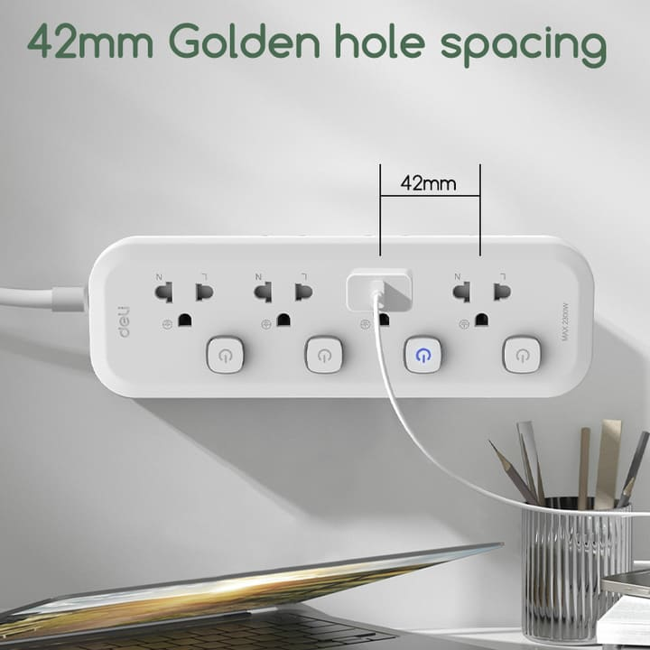 ct469 3 holes 3m thai conventional power strip china