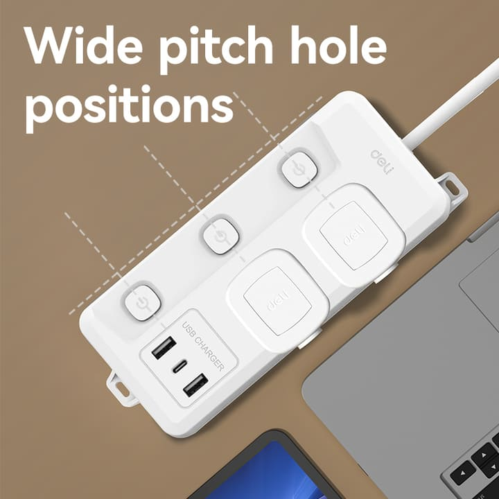 ct711 4 holes 2m universal conventional power strip china