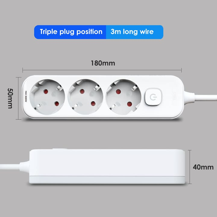 et432 3 holes 3m european high power power strip china