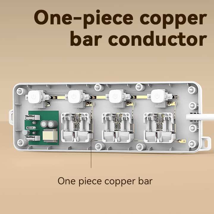 et709h 2 holes 2m universal conventional power strip supplier