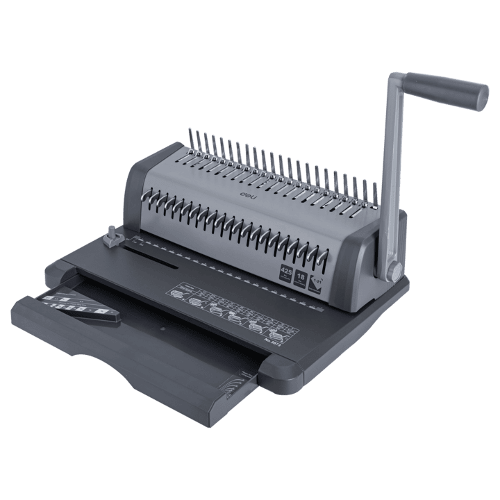e3873 18 sheets a4 metal split comb binding machine manufacturer