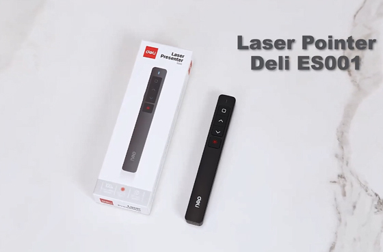01 puntatore Laser Deli ES001