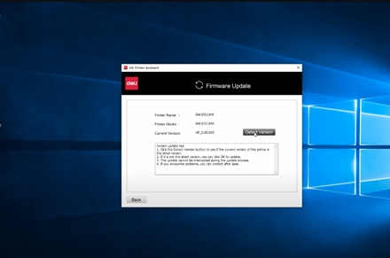 Aggiornamento del Firmware stampante Deli D311NW stampante a getto d'inchiostro