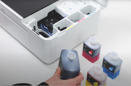 Fit stampante Deli per bottiglie di inchiostro D311NW stampante a getto d'inchiostro