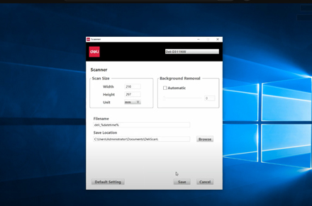 Scansione stampante Deli D311NW stampante a getto d'inchiostro