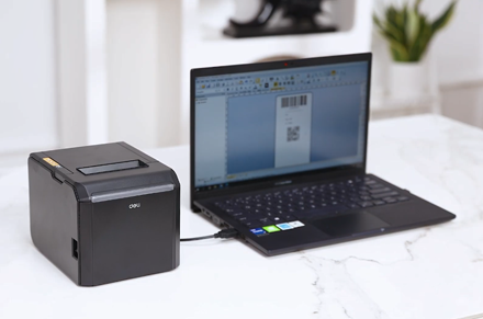 Stampante termica per ricevute Deli ES301 ES302