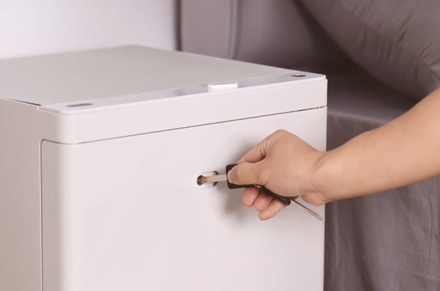 Deli ET606 cassaforte per comodino domestico