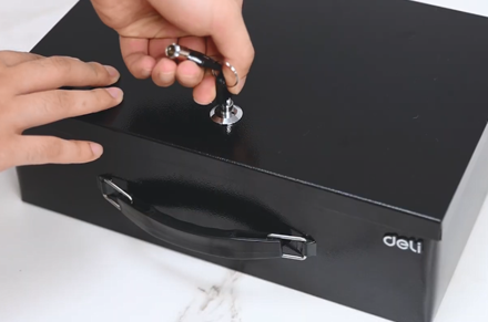 Deli ET610 ET611 ET612 cassetta documenti ignifuga