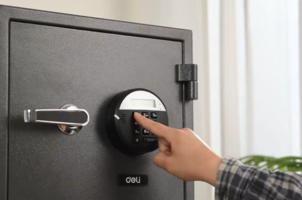 Deli serie ET580 scatola ignifuga con Password elettronica