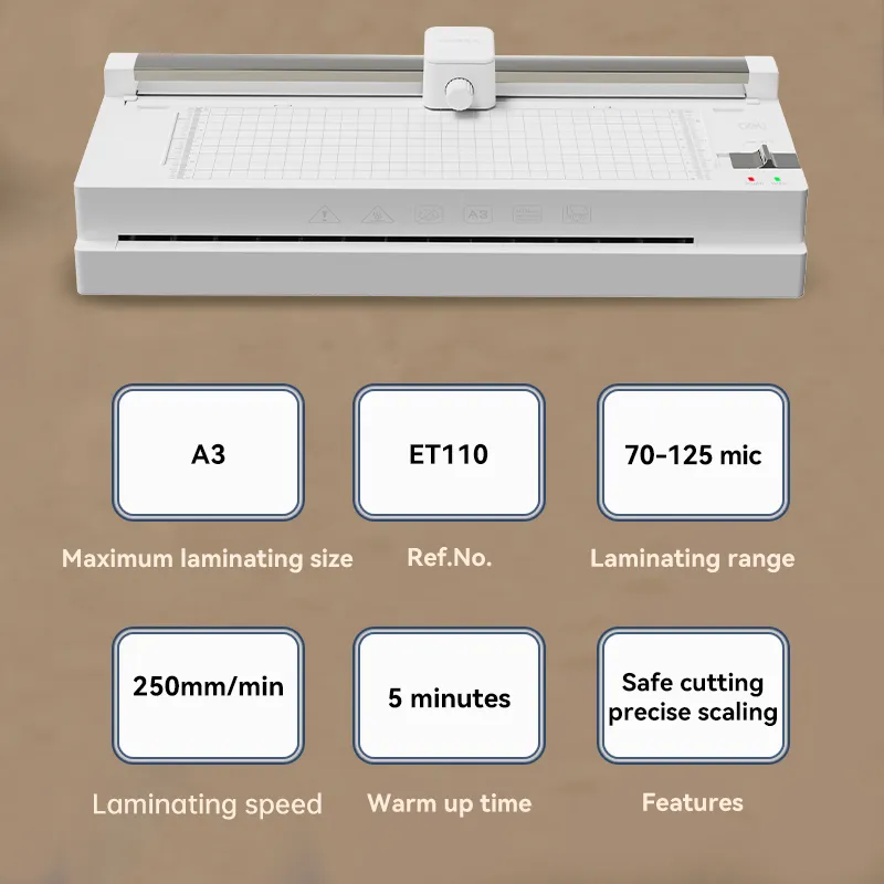 ET110 70-125 µm A3 Laminatore multifunzionale 3 in 1